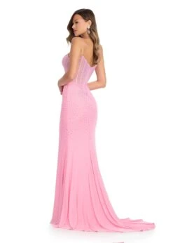 Kirsten Gown -Naked Dresses Store ASHLEYlauren Pink 11864 Kirsten Evening Gown. Back