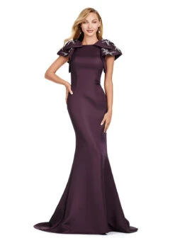 Kiara Gown -Naked Dresses Store ASHLEYlauren Purple 11415 Kiara Evening Gown