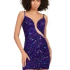 Camilla Mini Dress -Naked Dresses Store ASHLEYlauren Purple 4589 Camilla Mini Dress