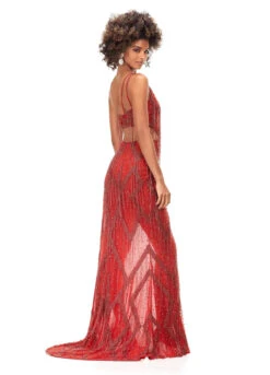 Indie Gown -Naked Dresses Store ASHLEYlauren Red 11280 Indie Gown. Back