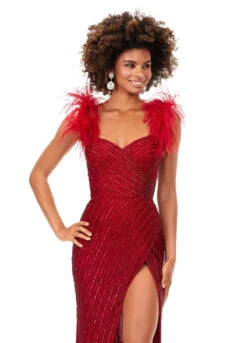 Haven Gown 29 Haven Gown -Naked Dresses Store ASHLEYlauren Red 11367 Haven Evening Gown. Close Up