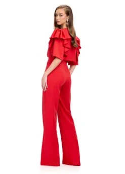 Bridie Jumpsuit -Naked Dresses Store ASHLEYlauren Red 11760 Bridie Jumpsuit. Back