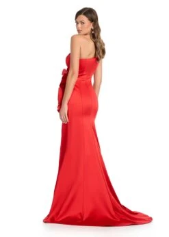 Flora Gown -Naked Dresses Store ASHLEYlauren Red 12015 Flora Evening Gown Back
