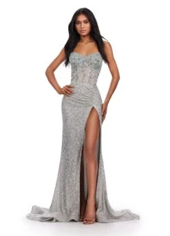 Belle Gown 11 Belle Gown -Naked Dresses Store ASHLEYlauren Silver 11648 Belle Gown