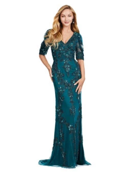 Penny Gown 20 Penny Gown -Naked Dresses Store ASHLEYlauren Teal 11234 Penny Evening Gown