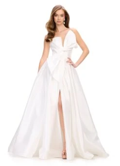 Delilah Gown -Naked Dresses Store ASHLEYlauren White 11609 Delilah Gown