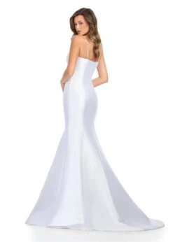 Priscilla Gown -Naked Dresses Store ASHLEYlauren White 11911 Priscilla Evening Gown. Back