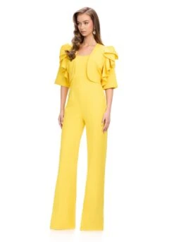 Bridie Jumpsuit -Naked Dresses Store ASHLEYlauren Yellow 11760 Bridie Jumpsuit. Back