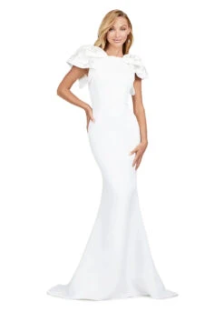 Kiara Gown -Naked Dresses Store ASHLEYlauren white 11415 Kiara Evening Gown