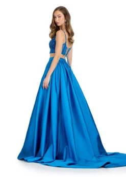 Antalya Two Piece Gown -Naked Dresses Store Back. Peacock ASHLEYlauren Antalya Two Piece Gown 11826