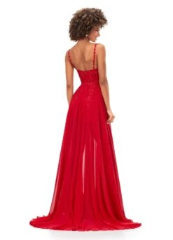 Odessa Romper -Naked Dresses Store Back view Red ASHLEYlauren Odessa Romper 11333