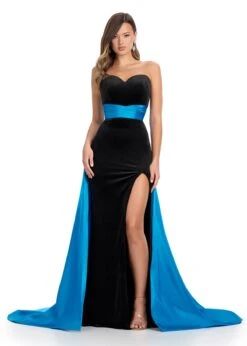 Zoya Gown -Naked Dresses Store BlackPeacock ASHLEYlauren 11857 Zoya Gown