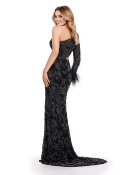 Gia Gown -Naked Dresses Store Black ASHLEYlauren 11649 Gia Evening Gown. Back