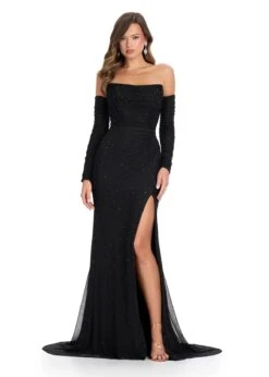 Dana Gown -Naked Dresses Store Black ASHLEYlauren 11862 Dana Evening Gown