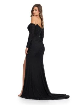 Dana Gown -Naked Dresses Store Black ASHLEYlauren 11862 Dana Evening Gown.Back