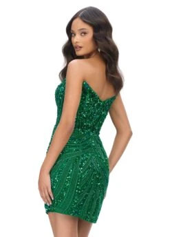 Hera Mini Dress -Naked Dresses Store Emerald ASHLEYlauren 4500 Hera Mini Dress. Back