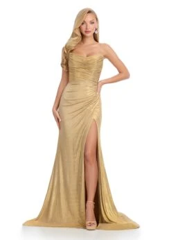 Solana Gown 10 Solana Gown -Naked Dresses Store Gold ASHLEYlauren 11832 Solana Gown