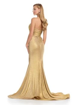 Solana Gown 11 Solana Gown -Naked Dresses Store Gold ASHLEYlauren 11832 Solana Gown. Back
