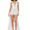 Lainey Romper 8 Lainey Romper -Naked Dresses Store Ivory ASHLEYlauren Lainey Romper 11386