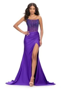 Mika Gown -Naked Dresses Store Purple ASHLEYlauren 11690 Mika Evening Gown