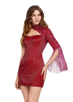 Lorenza Mini Dress -Naked Dresses Store Red ASHLEYlauren 4586 Lorenza Mini Dress 1