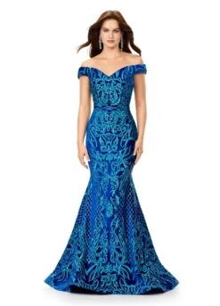 Vivia Gown 9 Vivia Gown -Naked Dresses Store Turquoise Royal ASHLEYlauren Vivia Gown 11330
